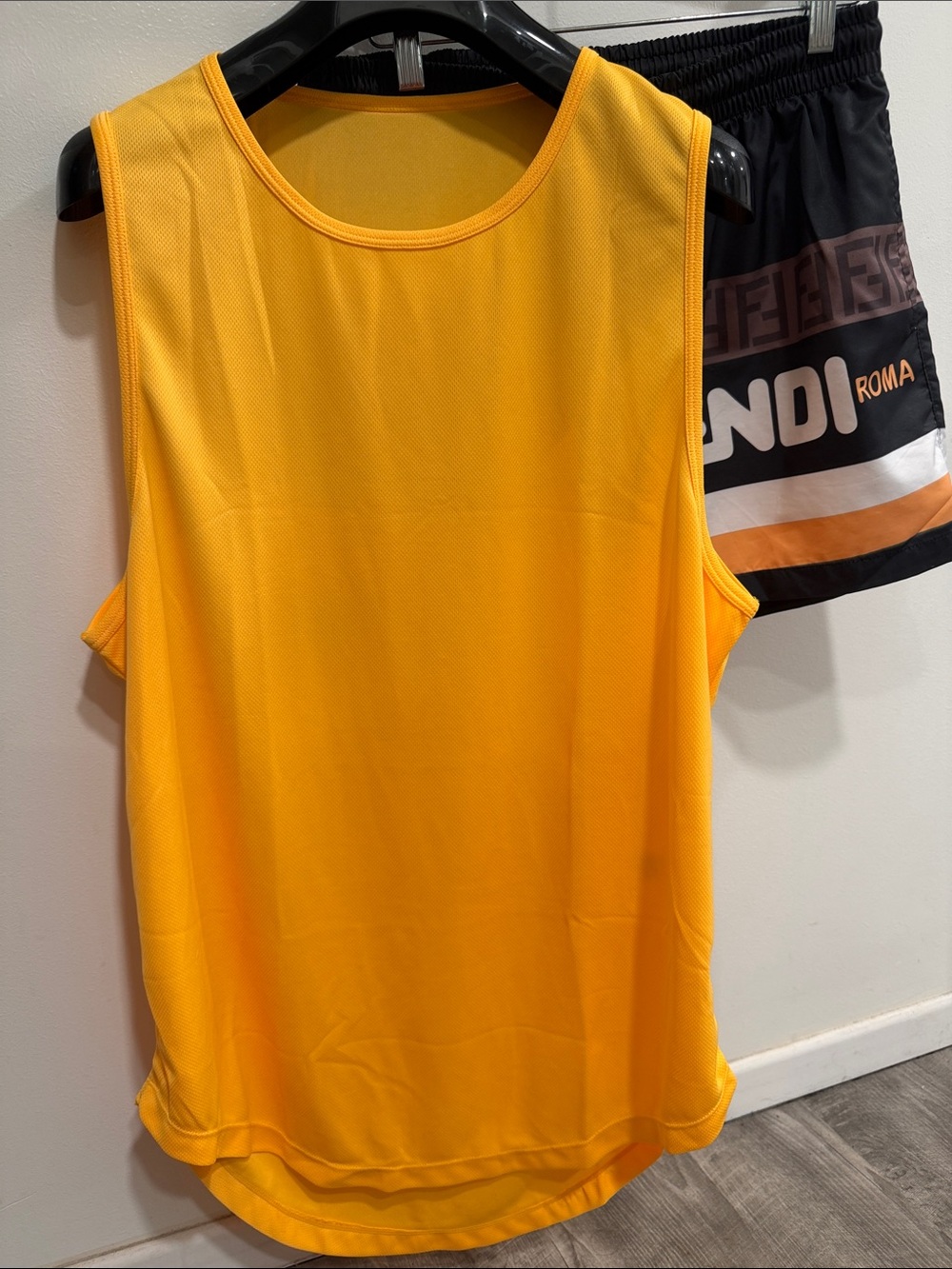 Men's Performance Tank Top - Yellow